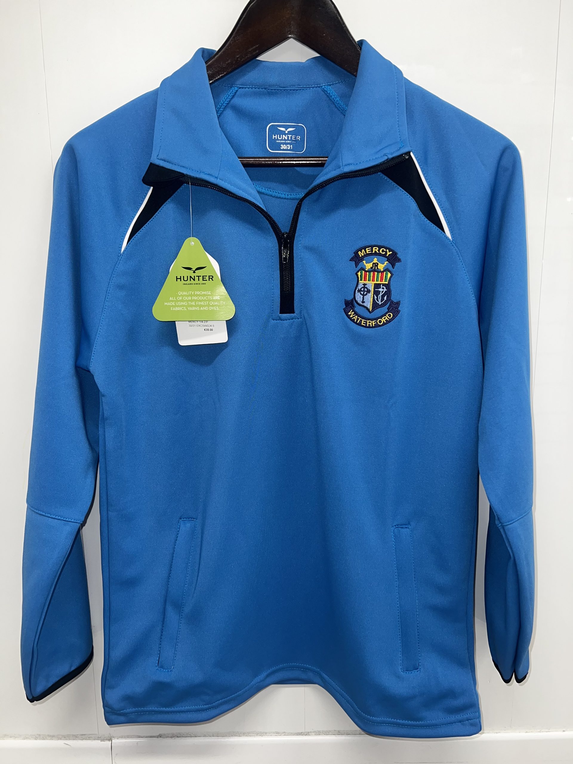 Mercy Secondary 1/4 zip P.E top